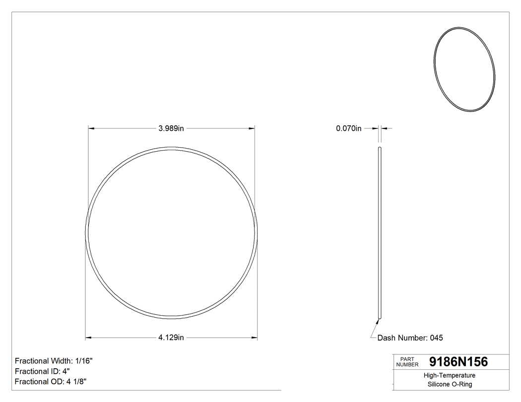 Technical drawing - 9186N156